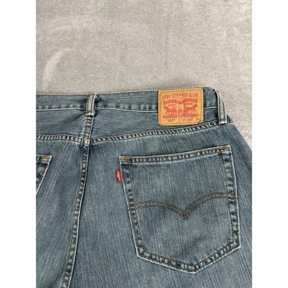 Levi's 559 Relaxed Straight Jeans Men's Size 36x34 Blue - Picture 5 of 5